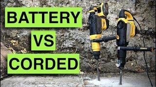 Dewalt Rotary Hammer FACE-OFF: corded vs cordless