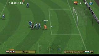 PES 6 - Dribbling and a beautiful goal by Lionel Messi