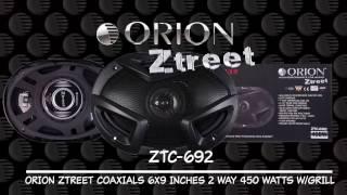 ZTC-692 ORION ZTREET COAXIALS 6x9 INCHES 2 WAY 450 WATTS W/GRILL