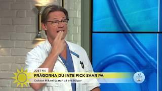 Doktor Mikael: Därför ska du INTE äta dina snorkråkor! - Nyhetsmorgon (TV4)