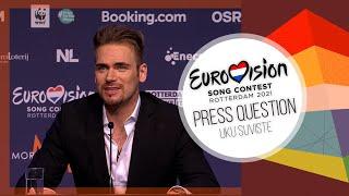 PRESS QUESTION ► Uku Suviste (Estonia Eurovision 2021)