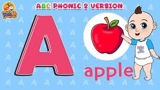 เพลงเอบีซี ฝึกออกเสียงจากเพลง | Phonics Song for Children | Alphabet Song | Letter Sounds 2 Version