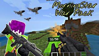 Best 3D guns addon Mcpe - Morningstar War Pack Addon Mcpe 1.18/1.19 (Minecraft Bedrock)