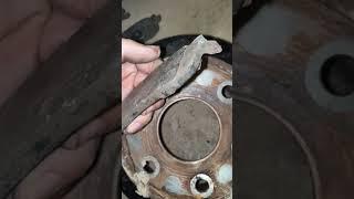 This is why you always check your rotors and pads! #automobile #workinprogress #diy #gmc #brakes