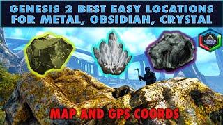 The Best Metal Locations on Ark Genesis 2 - The Easiest Ways to get Metal, Obsidian, and Crystal