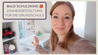 Bald Schulkind Kinderzimmer Umgestaltung für die Grundschule | Dinosaurier Kinderzimmer Junge