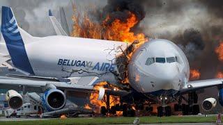 Beluga XL Emergency Landing | Beluga XL Accident in Antonov An-225 Mriya | Plane Crash in Airport