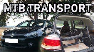 MOUNTAINBIKE transportieren im AUTO / KLEINWAGEN?!  (Canyon Spectral im VW Golf 6)