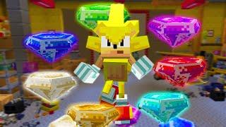 Minecraft Sonic All Special Stages + Minecraft Super Sonic Transformation