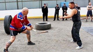 Драки в тюрьме / Боец MMA заставил зэков заниматься спортом