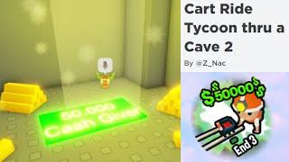 Tutorial: How To Get The Cart Obby Ending 3 Badge in Cart Ride Tycoon!