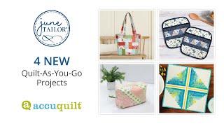 4 New Quilt-As-You-Go Projects