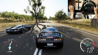 1000HP Toyota Supra - Forza Horizon 3 (Logitech g29) gameplay