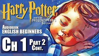 ‍️"HARRY POTTER - Chapter 1 - PART 2 (BOOK 1): Audiobook in English for Beginners