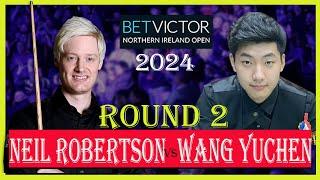 Neil Robertson vs Wang Yuchen round 2 | Northern Ireland Open 2024 | #snooker2024 | #neilrobertson