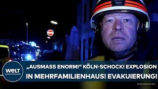 COLOGNE: "The scale is enormous!" Explosion in apartment building! Fire brigade has to evacuate!