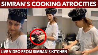 Cooku with Actress Simran |  Live From Simran's Kitchen | Delicious Indian Dish | Wetalkiess