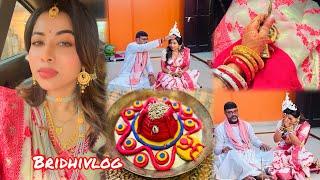 Bridhi vlog .Bengali wedding rituals. #mehnobi #vlog #wedding #weddinginspiration #bengaliwedding