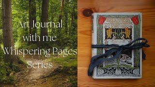 Art Journal with me | Whispering Pages Series 2 | ASRM Junk Journal 