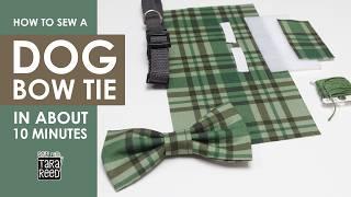 How to Sew a Dog Bow Tie - Things to Sew for Dogs