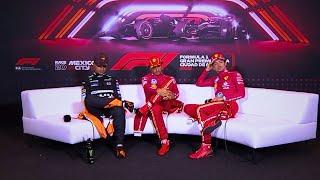 F1 2024 Mexico City GP | POST-RACE Press Conference w/Carlos, Lando & Charles