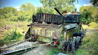 RECOVERY OF ABANDONED WWII TANK