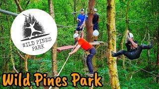 Wild Pines Park, Market Rasen 2024 - Rope Courses & Ziplines! 