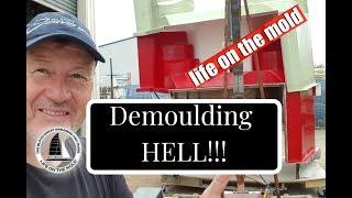 Ep059 Demoulding the Companionway Module - Life On The Hulls  - Catamaran Build