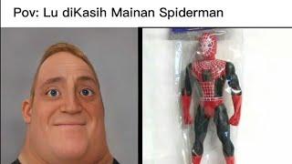 Pov: Lu dikasih Mainan Spiderman - Mr Incredible Becoming Canny