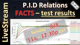 P.I.D Relations Testing Livestream - Sunday (8th) | 11a - 12:30p