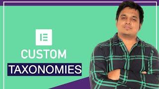 Create WordPress custom taxonomy - CPT UI & Elementor Pro