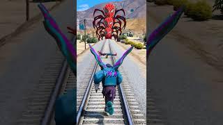 GTA V CHOO CHOO-SPIDER WANTS TO KILL SPIDER-MAN  | #shorts