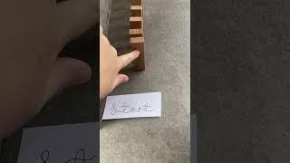 Dominoes with jenga l #music #dominoesfalling l @ThAtOnEcHaV1