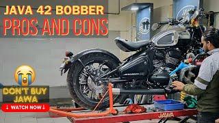 Jawa 42 Bobber Black Mirror Ownership Review: Pros Cons & Dealer's Bad Behavior 