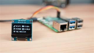 Connect & Program an OLED Stats Display on Raspberry Pi OS Bookworm