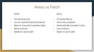 5 axios vs fetch