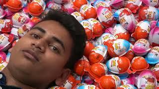 New!! 500 Kinder Surprise Toys Opening A Lot Of Kinder Joy Chocolate ASMR-40