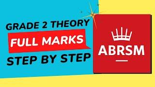 Pass Grade 2 Music Theory with distinction (ABRSM theory exam)