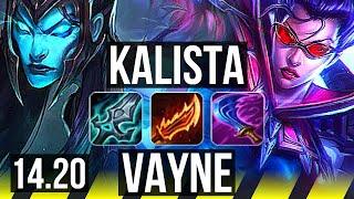 KALISTA & Nautilus vs VAYNE & Vel'Koz (ADC) | Dominating | EUW Master | 14.20