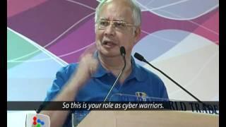 Najib launches social media group to intensify BN's cyber campaign