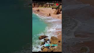 Amazing ALBUFEIRA PORTUGAL Sao Rafael Beach #algarvebeaches