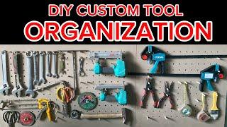 How to make a custom tool organization board | diy custom tool storage | Nam Dũng CNC #23