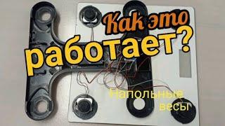 Как это работает? Напольные электронные весы #какэтоработает #весы