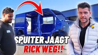 Spuiter jaagt Rick weg met zijn bus!!