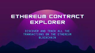 Ethereum Smart Contract Explorer