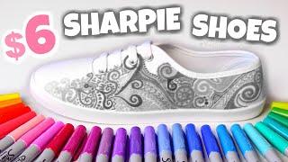 CUSTOM CANVAS SHOES with every SHARPIE MARKER Color - Walmart Transformation