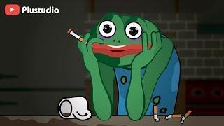 Animated meme Sad frog Pepe | Plustudio.net