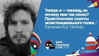 Теперь я - тимлид, но почему мне так плохо? Практические советы / Евгений Кот (Wrike)