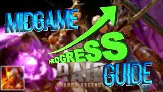 Mid Game Progress Guide ¦ Erfolgreich das Mid Game bestreiten ¦ Raid: Shadow Legends ¦German/Deutsch