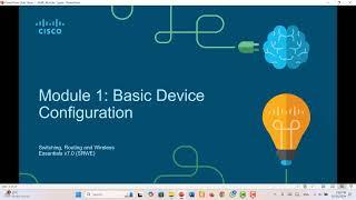 Module 1: Basic Device Configuration Part 1